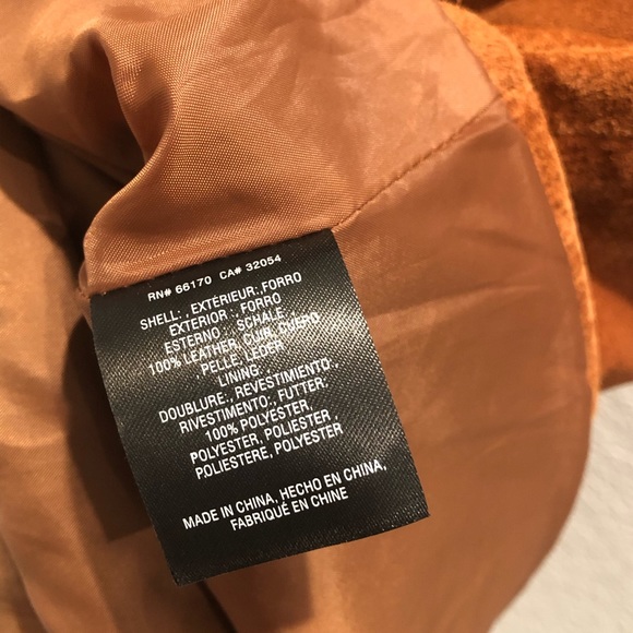 Anthropologie 100% LEATHER Vintage Button Skirt 8 - Picture 9 of 9